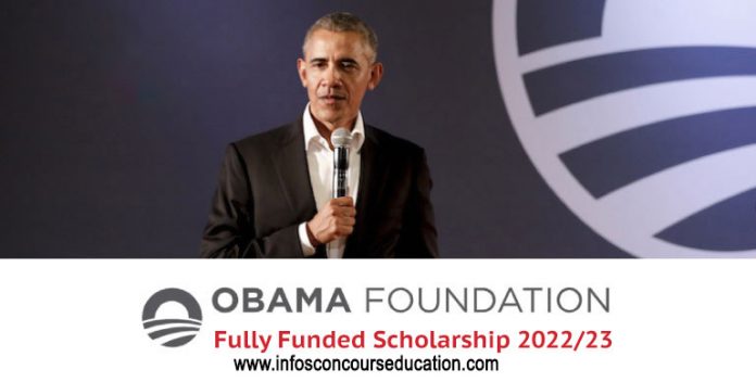 bourses de la Fondation Obama entièrement financé 2022-2023 à l'Université de Columbie
