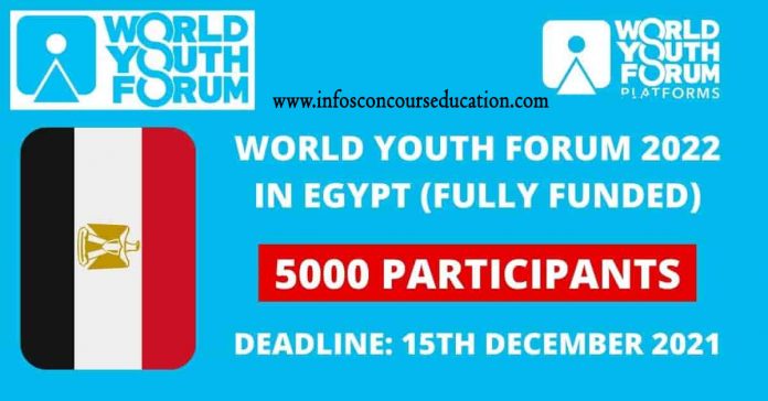 Forum Mondial de la Jeunesse 2022 en Egypte