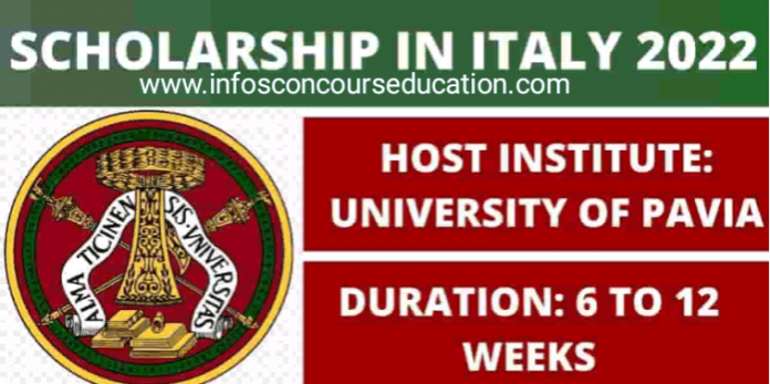 university of pavia phd admission 2022