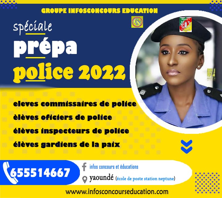 prepa concours police cameroun 2022