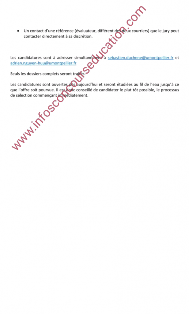 Offre de Doctorat de 3 ans en Economie à l'Université de Montpellier