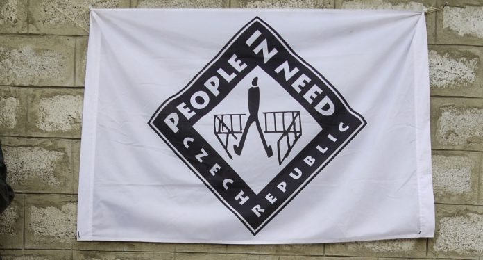 NGO People In Need announces the reruitment of workers