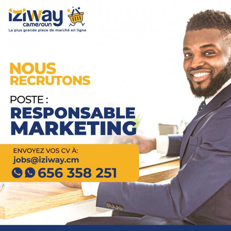 IZIWAY Cameroun Recrutement d'un Responsable Marketing / offres d'emploi/ jobs 