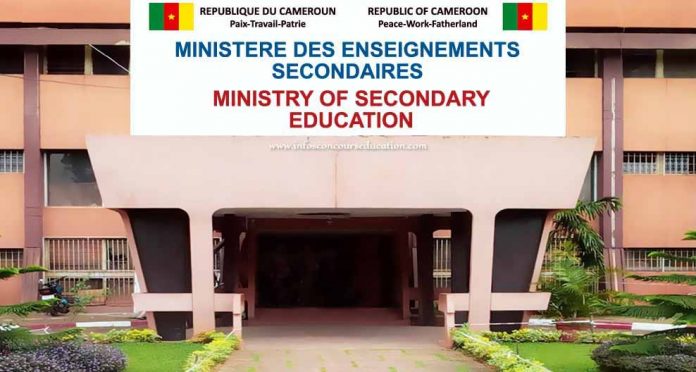 MINESEC: Note de service 19 Aout 2022  Redéploiement personnels