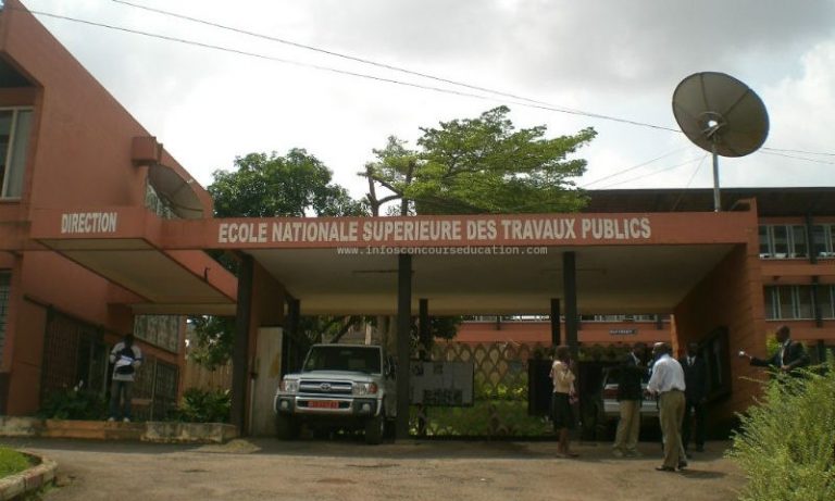 Arrêté concours ENSTP yaoundé / Buéa 2025