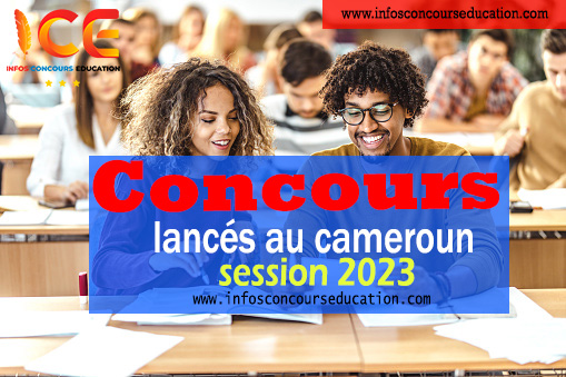 Liste des Concours lancés en 2023 au Cameroun