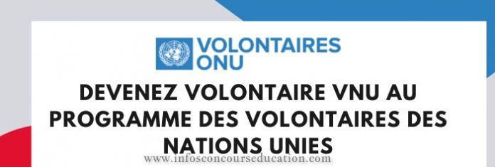 Opportunités de Volontariat aux Nations Unies 2023