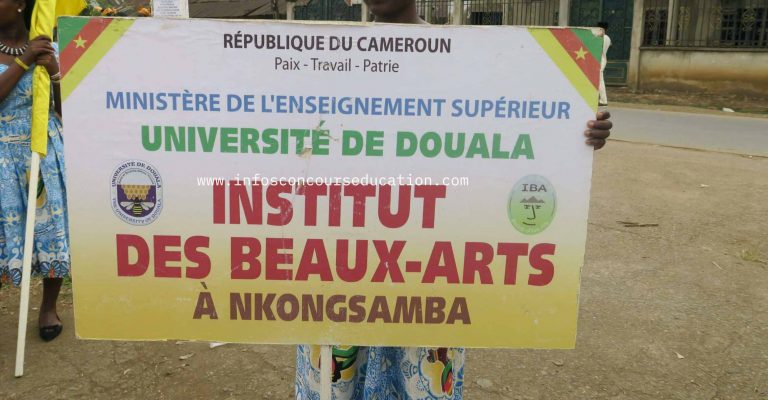 Arrêté Concours IBA douala 2025