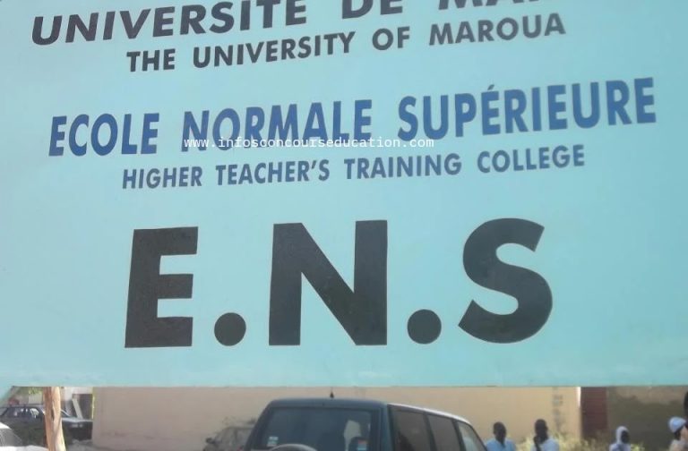 Résultats concours Ens maroua auditeurs libres 2025