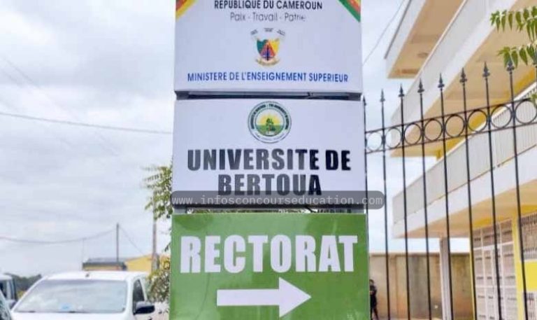Ouverture concours FSJP de Bertoua 2025/