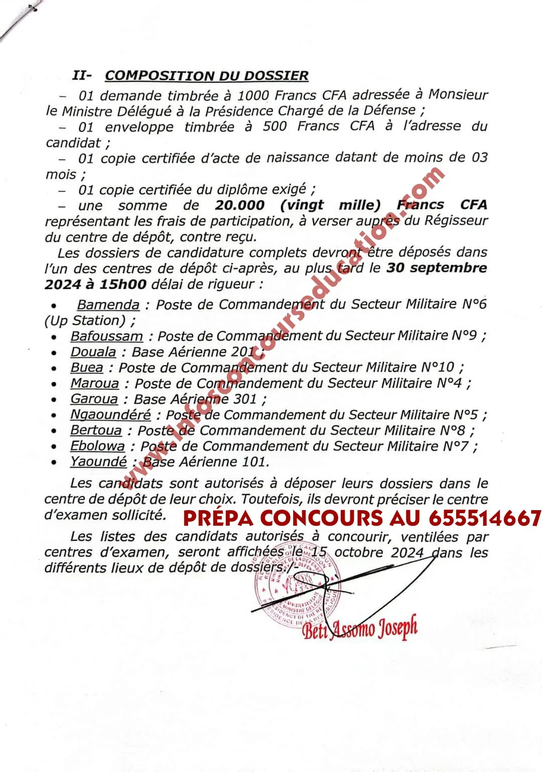 Conours de recrutement des Personnels Navigants et Non Navigants Spécialistes dans l'Armée de l'Air session du 15 décembre 2024.
