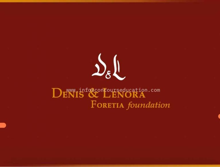 Recruitment Notice at Denis & Lenora Foretia Foundation