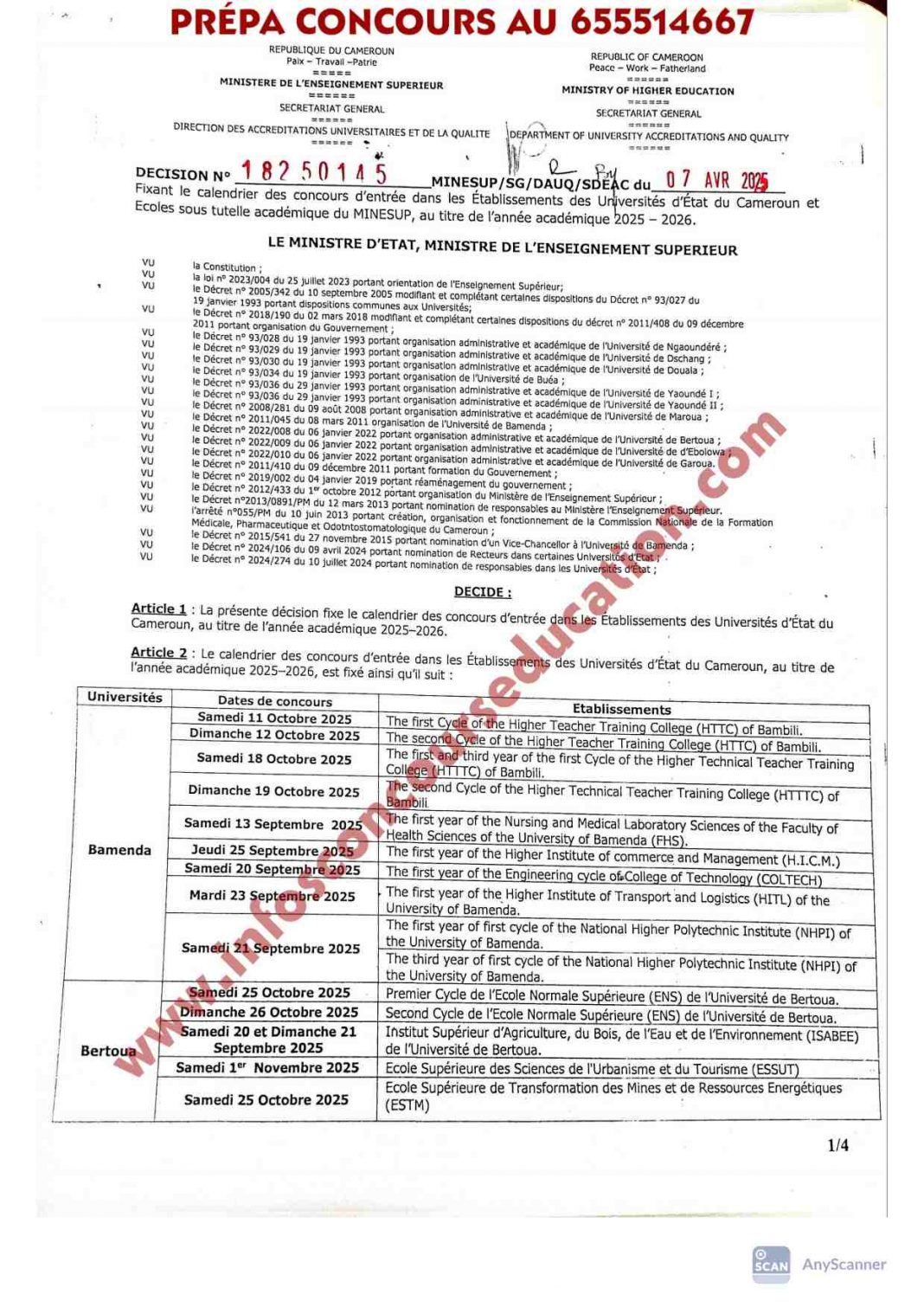 Calendrier Des Concours 2025 Minesup Calendrier Des Concours 2025 Minesup