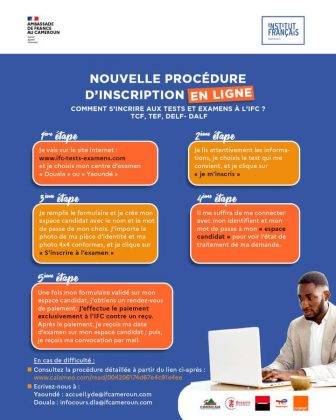 Nouvelle procédure d'inscription TCF, TEF, DELF-DALF - Infos Concours ...