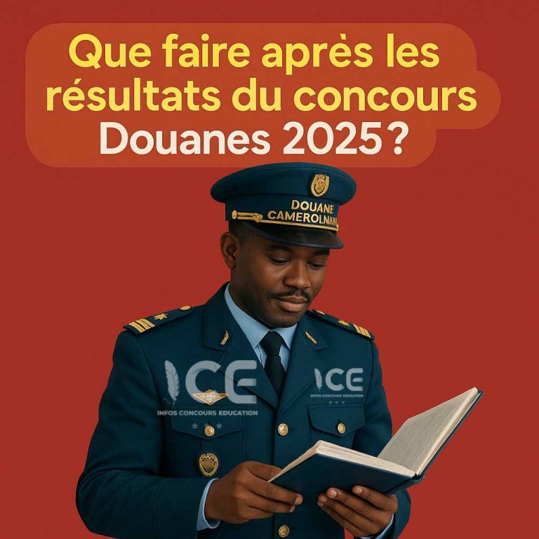 Que faire après les résultats du concours Douanes 2025?